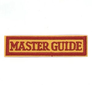 Master Guide staff strip/crest