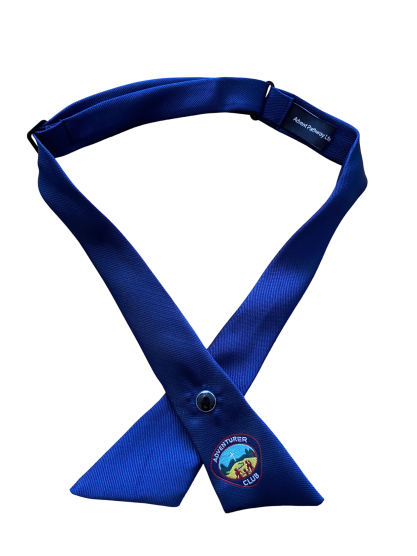 Adventurer staff uniform tie navy blue Adventurer staff uniform
